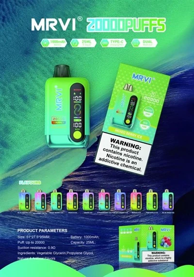 Mrvi 20000 Puffs Disposable Vape Lag luam wholesale